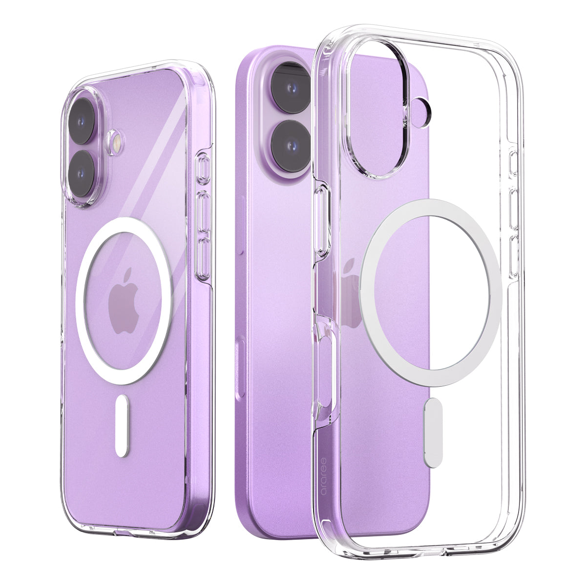 Araree iPhone 17 Duple Magsafe Case - Clear Araree iPhone 17 Duple Magsafe Case - Clear
